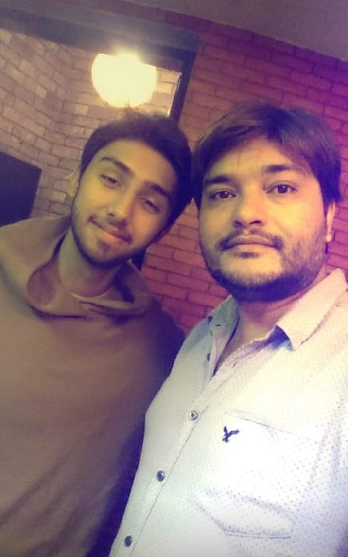 Aashir Wajahat with the founder of Sitey Edit