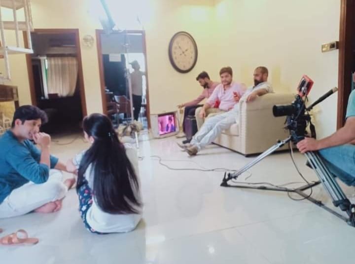 Behind the scenes on a shoot, photo 6