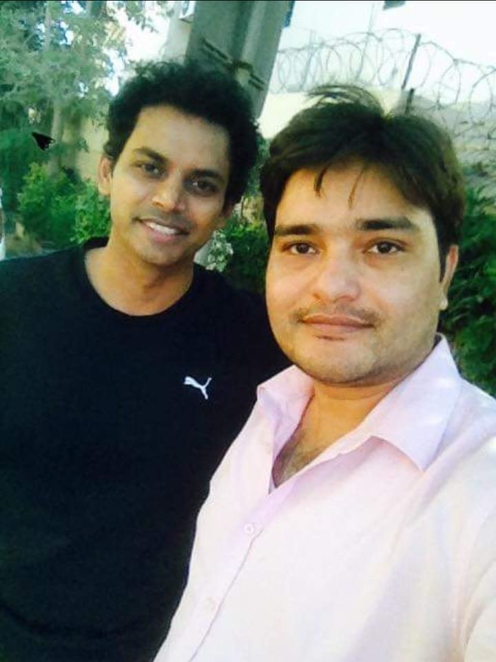Muhammad Junaid with the founder of Sitey Edit